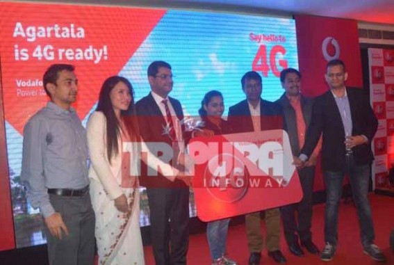 Tripura Sports icon Dipa Karmakar launched Vodafone  4G Network 
